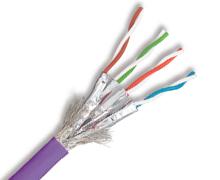 Cat.6a cuivrent le câble de réseau du câble LAN D'Ethernet SFTP