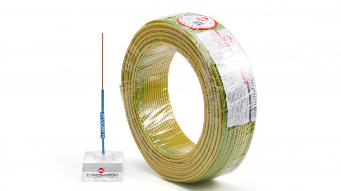 H07v-u 450/750 μονωμένο PVC ηλεκτρικό καλώδιο αγωγών χαλκού Β