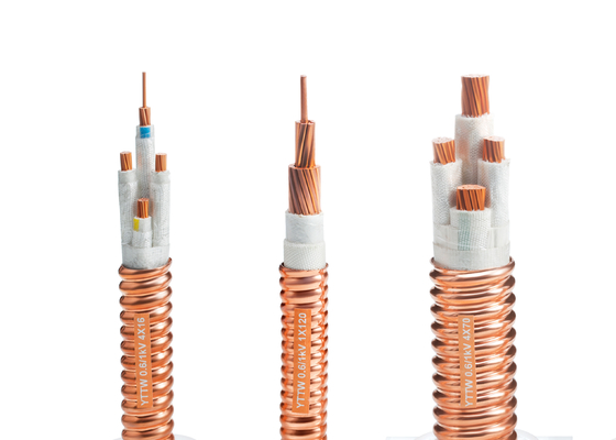 2 Core Fire Resistant Cable Mineral Insulated Bare Copper Class 2 Conductor