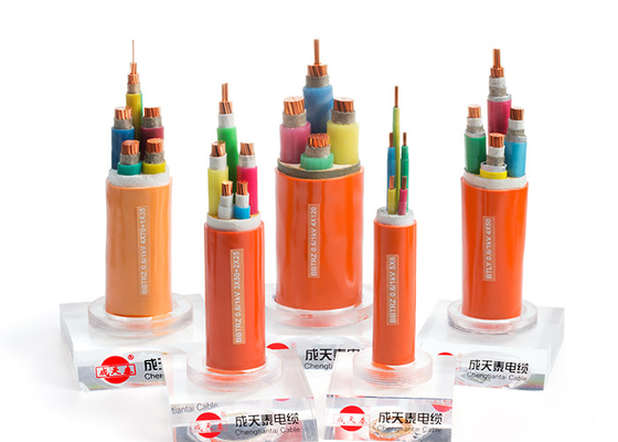IEC60502 Mineral Insulated Cable , Electric Fire Resistant Insulated Power Cable