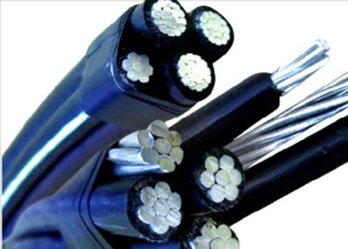 Long Life Al Aerial Bundled Cables ABC Cables 0.6/1 KV PVC / PE / XLPE Insulated