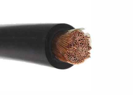Black Flexible Welding Cable A brasion Resistant Secondary voltage resistance welding leads
