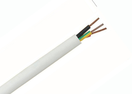 300/500V Flat Electrical Wire , Copper Conductor LSZH Flexible Cables 100m / Coil