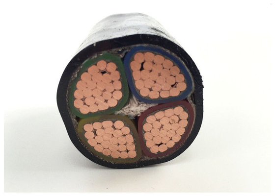 Unarmoured PVC Insulated Power Cable 3x240 Sq.Mm Installed In Cable Ducts