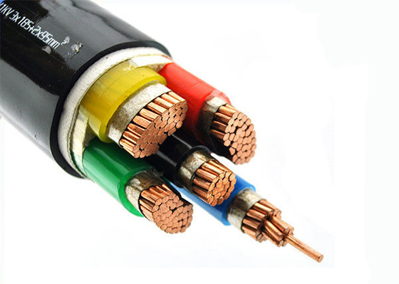 Cu - Conductor 5 Core Heat Resistant Cable , LSZH Power Cables Unarmoured