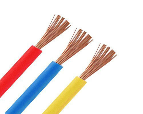 Round Shape Flexible Copper Cable Bare Copper Single Core / Multicore Flexible Cables
