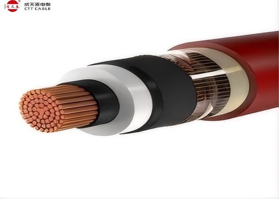 Single Core Medium Voltage Unarmoured Power Cable CU/XLPE/PVC 3.6/6kV To 26/35kV