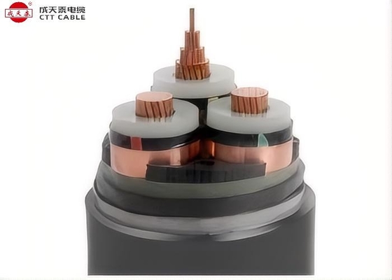 Three Cores Medium Voltage Armoured Power Cable CU/XLPE/ Steel Tapes Amoured/ PVC
