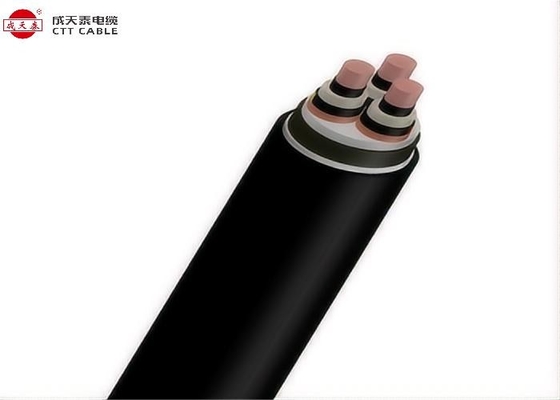 Three Cores Medium Voltage Armoured Power Cable CU/XLPE/ Steel Tapes Amoured/ PVC
