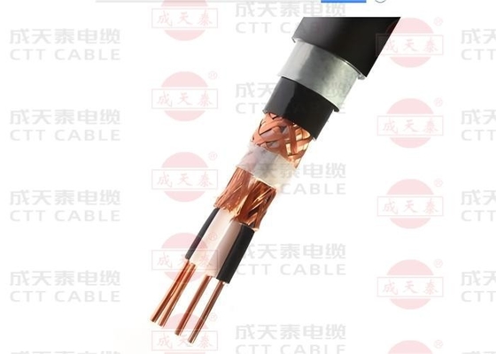 Flame Retardant Armoured Cable 0.6/1kV  CU / XLPE / SWA / LSFH 4 Cores For Outdoor Power Cable