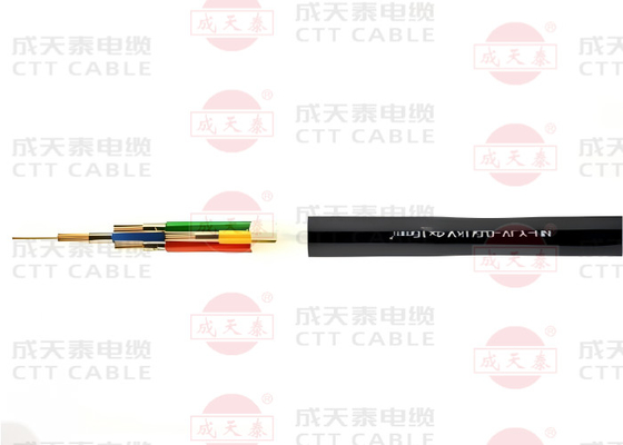 Low Smoke Zero Halogen Cable 0.6/1kV Cu / XLPE / LSZH 4 Cores For Low Smoke Emission