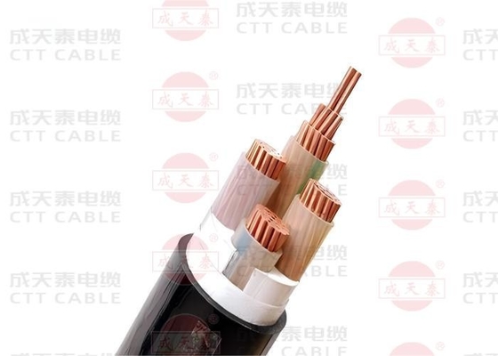 Low Smoke Zero Halogen Cable 0.6/1kV Cu / XLPE / LSZH 4 cores Compliant with IEC60754