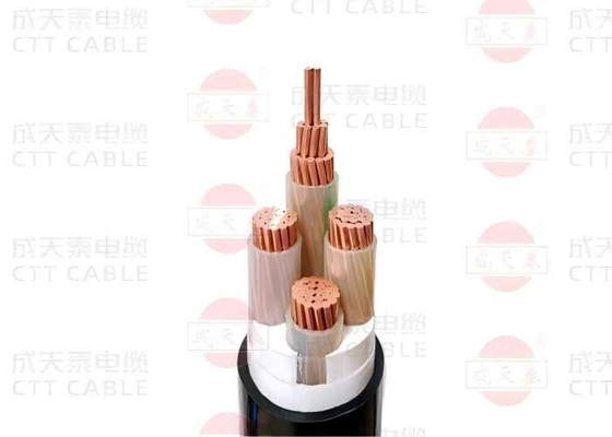 Low Smoke Zero Halogen Cable 0.6/1kV Cu / XLPE / LSZH 4 cores Compliant with IEC60754