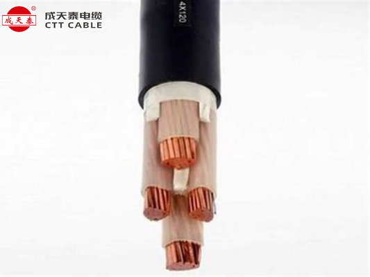 Καλώδιο Χαλογόνου χαμηλού καπνού CU / PVC / PVC / STA / PVC 0,6 / 1kV 4 πυρήνες