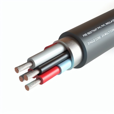Fire Resistant PVC Insulated Electric Cable for Single Core and Multi Core Applications
