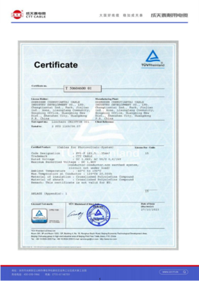 1000V IEC62930:2017 Solar Power Cable for Photovoltaic Systems