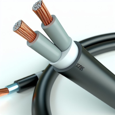 XLPE Insulated Power Cable Stranded Copper Conductor Halogen Free Electricity Cable