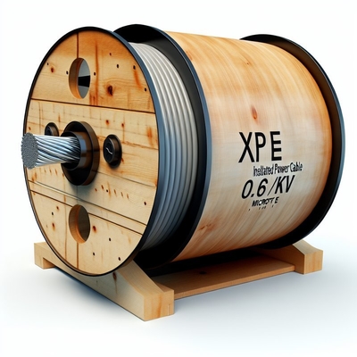 XLPE Insulated Power Cable with Steel Wooden Drum Packing 0.6 / 1kV