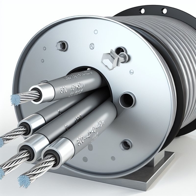 Kabel Daya Tegangan Menengah 6/10KV Aluminium Armor 300-450M Drum