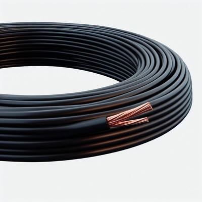 300/500V Copper Building Wire PVC Insulated Black 100m