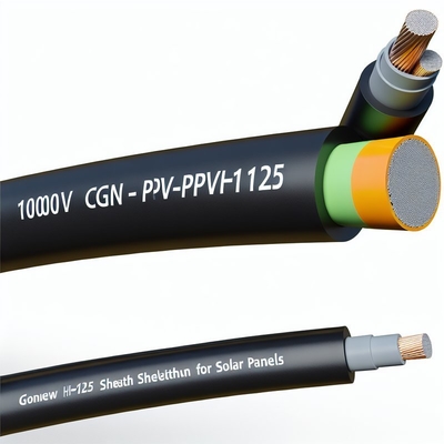 Solar Power Cable 1000V CGN-PVH125 Sheath for Solar Panels