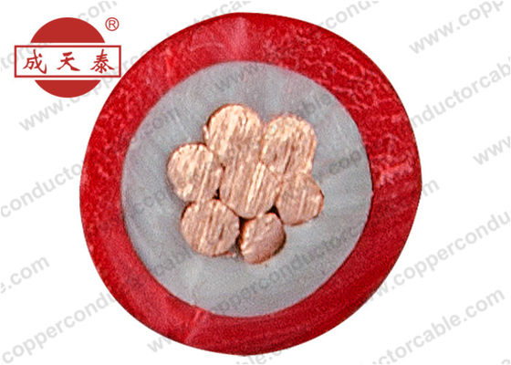 Single Core Electrical Cable Wire With Solid Copper Conductor 300 / 500V WIth PVC Sheath