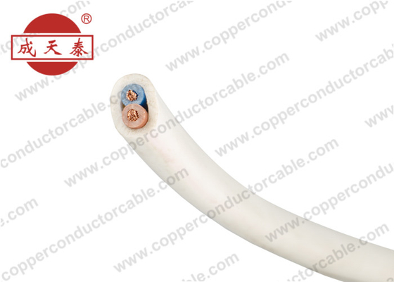 Flat Flexible Copper Conductor Multi Core Electrical Cable 300 / 500V H05VV-F